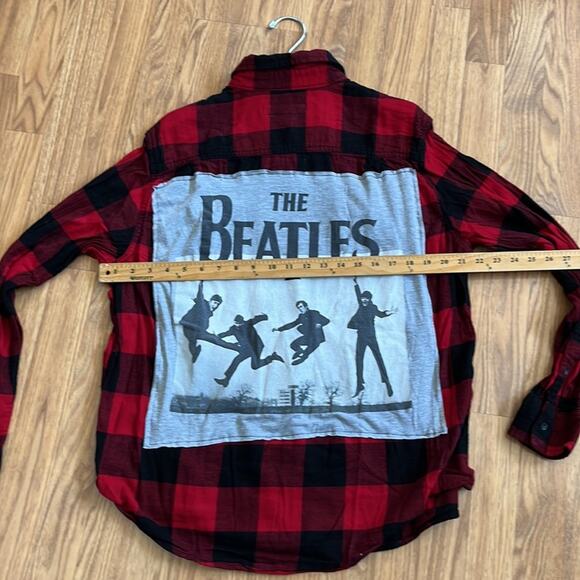 The Beatles Flannel shirt size large unisex - Picture 4 of 7
